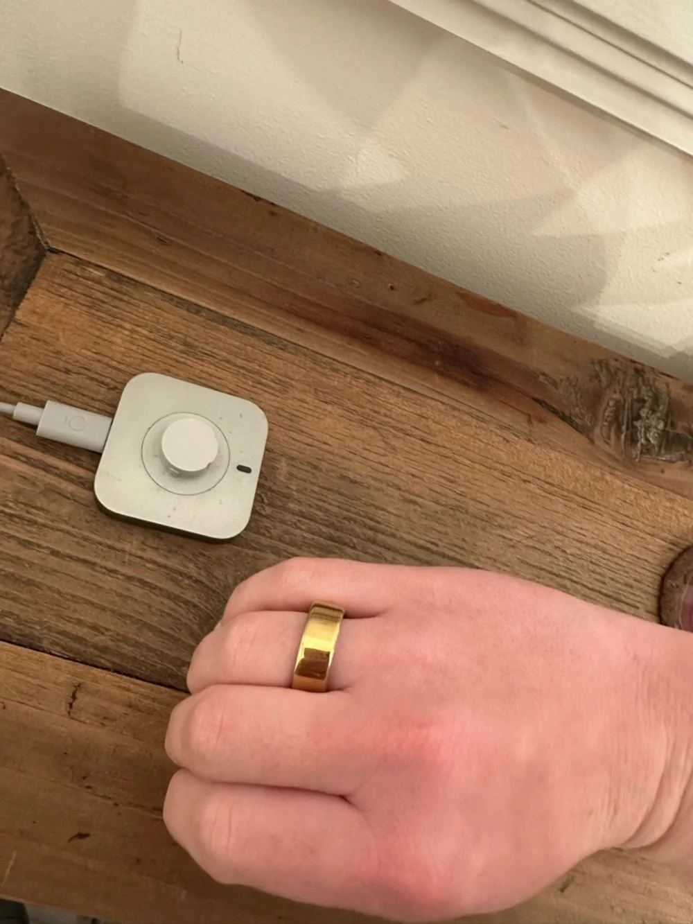 Oura 4th gen ring. Gold size 8